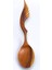 El Yapımı Kayısı Ağacından Kanat Desenli 28 cm Dekoratif Ahşap Kaşık, Sunum Kaşığı 1