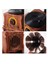 Kablosuz Retro Bluetooth Hoparlör Taşınabilir Vintage Bluetooth Ortam Işığı ile Soundbar'da Fm Radyo Zaman Ekran Desteği Tf USB Aux 4