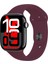 Apple iPhone 12 Pro Max Uyumlu Bordo Akıllı Saat WATCH10 2025 Hediyeli Amoled Ekran 1