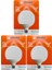 (3 Adet) 20W (120W) 3000K (Sarı Işık) E27 Duylu (Kalın Duy) Glop LED Ampul 1