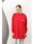 20614 Puane Iki Iplik Kumaş Ayakkabı Baskılı Tesettür Sweatshirt 3