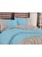 Çift Kişilik Ranforce Düz Renk Nevresim Takımı Blue Grey 1