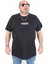 Erkek Büyük Beden Sıfır Yaka Tişört Urban 25142 Sıyah 1