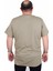 Erkek Büyük Beden Sıfır Yaka Tişört In Possible 25147 Hakı 3