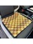 Ford Mondeo Kare Ahşap Minder Damalıı Taşlı Kahve Fs 1