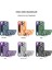 iPhone 15 Pro Max Kılıf Stantlı Kılıf Lens Korumalı Kılıf Mat Magsafe Özellikli Kılıf - Gri 3