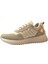218.901-1 Deri Bej Bağlı Casual Kadın Sneaker Ayakkabı 2