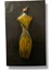 El Yapımı Ahşap Oyma Kadın Figürlü Dekoratif Tablo Modern Sanatsal Duvar Dekoru ve Tablo 22 x 35 cm 1