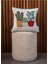 Home Home Design Punch Işlemeli Biyeli Kaktüs Desen Keten Kırlent Kılıfı 5