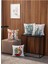 Home Home Design Punch Işlemeli Biyeli Keten Kırlent Kılıfı 4