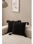 Home Home Design Ikili Dekoratif Püsküllü Kırlent Kılıfı Siyah 43X43 1