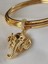 Charm Fil Bilezik Çelik Gold 1