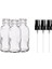 Şeffaf Cam Şişe Sprey Başlıklı 50 ml 25 Adet 1