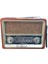 RT-359 Şajlı LED Fenerli Sonar Panelli Aux+Bluetooth+Tf Card+Usb Girişli Nostarji Radyo 1