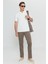 Slim Fit Dar Kesim Polo Yaka Jakarlı Esnek Tişört 2
