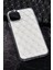 iPhone 16 Pro Max Uyumlu Baklava Desenli Pırlanta Taşlı Sert Kapak Kılıf Beyaz 1