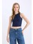 Fitted Halter Yaka Fitilli Kaşkorse Atlet U0357AZ25SM 3
