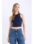 Fitted Halter Yaka Fitilli Kaşkorse Atlet U0357AZ25SM 4