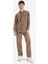 %100 Pamuk Bol Rahat Kesim Wide Leg Geniş Paça Yazlık Keten Görünümlü Pantolon D7285AX25SP 5