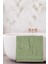 2 Li Banyo Havlu Takımı &AMP;#37;100 Pamuklu Dry Yeşil 1