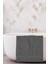 2 Li Banyo Havlu Takımı &AMP;#37;100 Pamuklu Dry Antrasit 1