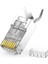 10 Adet - Cat7 CAT6A Ez Yeni Nesil RJ45 Ftp Delikli Metal Jak Konnektör 1
