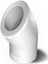 25 mm Açık Dirsek Pprc 2 Adet Pvc 1