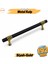 Eylül Mobilya Mutfak Dolabı Çekmece Dolap Kulpları Kapak Kulbu Siyah Altın 192 mm Metal Kulp 1
