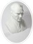 Beyaz Plastik Atatürk Heykeli Biblo 10.5x 8.5 cm Özel Tasarım 1