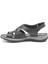 D25YS-2535 Kadın Deri Comfort Sandalet Siyah 3
