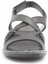 D25YS-2535 Kadın Deri Comfort Sandalet Siyah 4
