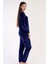 Indigo Kadın Uzun Kollu Kadife Pijama Takımı 3