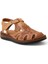 D25YS-2550 Kadın Deri Önü Kapalı Comfort Sandalet Taba 1