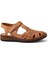 D25YS-2550 Kadın Deri Önü Kapalı Comfort Sandalet Taba 2