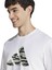 Adidas M C Camo Logo T Tişört Beyaz JI6770 3