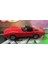 Oyuncak Metal Model Araba 1 / 36 Çek Bırak 1982 Corvette Coupe Kırmızı 1
