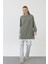 10613 Puane Modal Kumaş Arma ve Fermuar Detaylı Sweatshirt 2