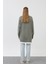 10613 Puane Modal Kumaş Arma ve Fermuar Detaylı Sweatshirt 3