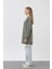 10613 Puane Modal Kumaş Arma ve Fermuar Detaylı Sweatshirt 5