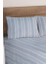 Sport Çizgili Çarşaf + Yastık Kılıfı Seti Çift Kişilik Soft Line Gri 2