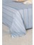 Sport Çizgili Çarşaf + Yastık Kılıfı Seti Çift Kişilik Soft Line Gri 3
