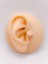 Cerrrahi Çelik Zirkon Taşlı Kuş Figürlü Tragus Helix Piercing (1ADET) 2
