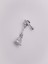 Cerrrahi Çelik Zirkon Taşlı Damla Taşlı Sallantılı Tragus Helix Piercing (1ADET) 3
