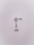 Cerrrahi Çelik Zirkon Taşlı Damla Taşlı Sallantılı Tragus Helix Piercing (1ADET) 4