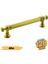 Selçuklu (128 mm - 12.8 cm) Gold Metal Mobilya Mutfak Çekmece Dolap Dolabı Kulbu Kulpları 1