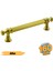 Selçuklu (160 mm - 16 cm) Gold Metal Mobilya Mutfak Çekmece Dolap Dolabı Kulbu Kulpları 1