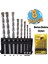 Beton Delme Matkap Ucu Set 8 'li Paket Betonarme Prekast Duvar Delme 3 4 5 6 7 8 9 10 mm Çap 1