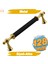 Melis (128 mm - 12.8 cm) Siyah Gold Metal Mobilya Mutfak Çekmece Dolap Dolabı Kulbu Kulpları 1