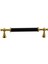 Melis (128 mm - 12.8 cm) Siyah Gold Metal Mobilya Mutfak Çekmece Dolap Dolabı Kulbu Kulpları 3