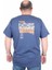 Erkek Büyük Beden Sıfır Yaka Tişört The Future 25138 Indıgo 2